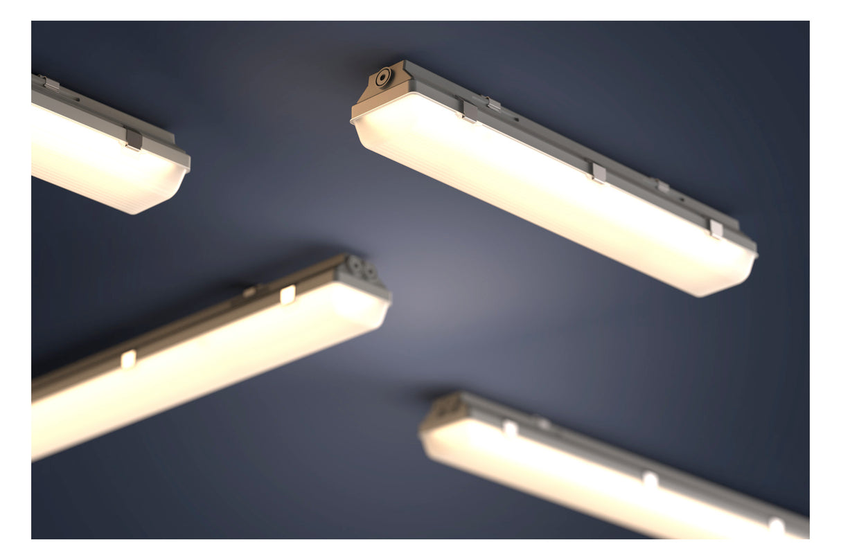 RIDI LED-Feuchtraumleuchte 45W 4000K gr PFLOA-R1X145/45ND-SET 5949lm Konv