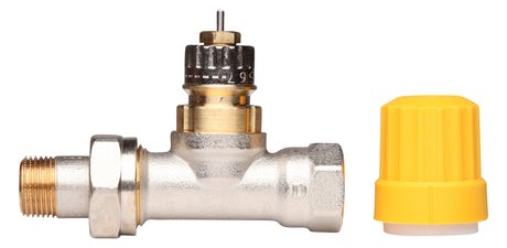 Ventilgehäuse RA-UN 10 R 3/8, Durchgang, matt vernickelt