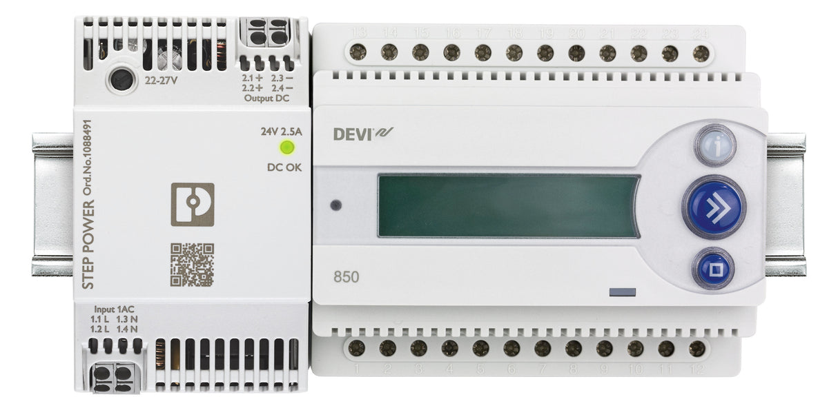 DEVI Temperaturregler digi Fernfühler DEVIreg 850 24V Wechs 6TE