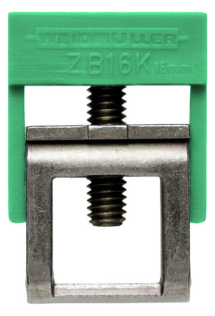 WEIDMÜLLER Sammelschienenklemme 16qmm ZB 16K GE/GN 3/10mm B10mm Flachschiene