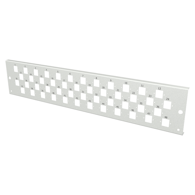 Frontplatte 2HE 48xE2000®Duplex, E2000® Compact (RDM) Stück