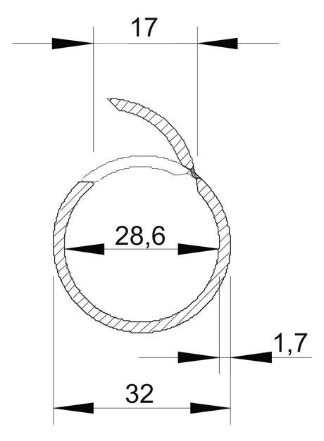 BETTERMANN Panzerrohr Kst PVC  32mm gr Quick-Pipe 2954 M32 LGR starr