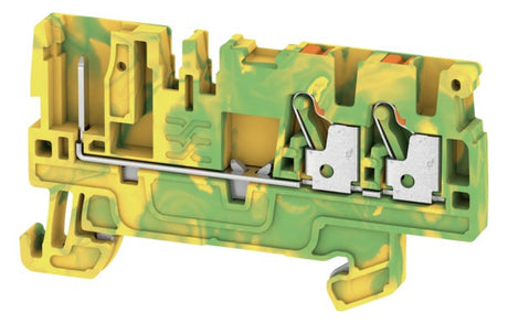WEIDMÜLLER Schutzleiter-Reihenklemme APGTB 2.5 PE 3C/1 0,5-2,5qmm gn/ge TS35