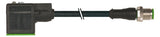 MURR Sensor-Aktorkabel 3p 1m M12 Male 7000-40881-6360100 ger Ventil A PUR hfr