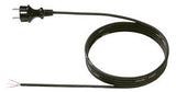 BACHMANN Netzanschlussleitung 2m 3x1qmm 320.174 16A sw IP20 Aderendh 0-70°C