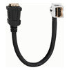 RUTENBECK Einsatz HDMI 1f rws Schraubbef KMK-HDMI KP rw ohne Beschriftungsfeld
