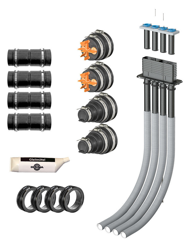 Doyma Mehrsparten-Bauherrenpak. Quadro-Secura o. Keller/15 mtr. Schlauch/All inclusive | 275800109095