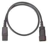 BACHMANN Netzanschlussleitung 0,75m 10A 356.169 3x1qmm sw IP20 PVC