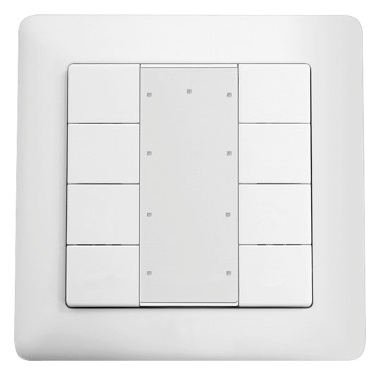 ESYLUX Tastsensor DALI UP ws mt 8f 8pkt PUSH BUTTON x8 DALI-2 WH inkl.Ankoppl