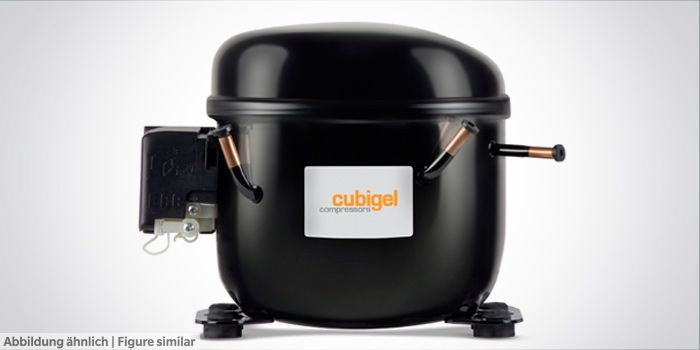 Verdichter Cubigel ML60FB vollhermetisch (Niederdruck)