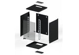 19" Montageschiene 12HE für Wandgehäuse BASIC, Set 2 Stück Packung