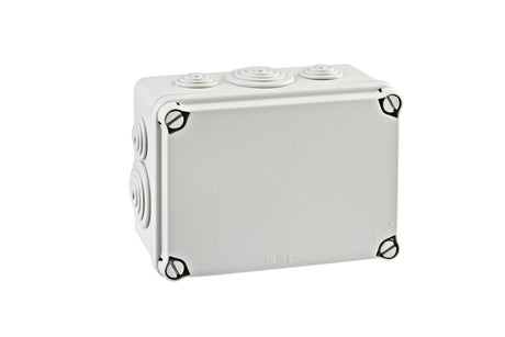 Abzweigdose IP65, H=133 B=180 T=80, 6xM25 4xM40, Halogenfrei
