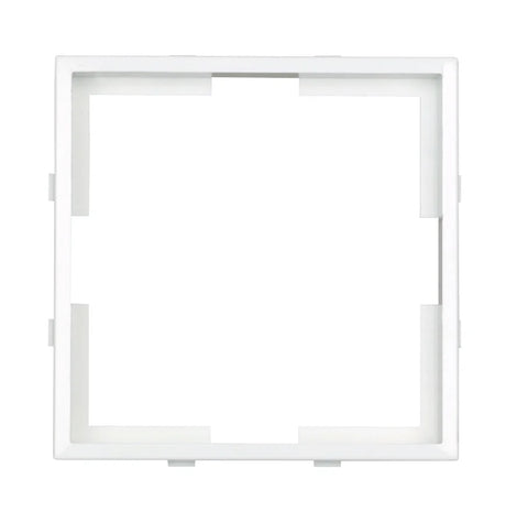 Adapterrahmen 55x55 mm zu 50x50mm, weiß, 1 VE = 5 Stück (10er-Pack)
