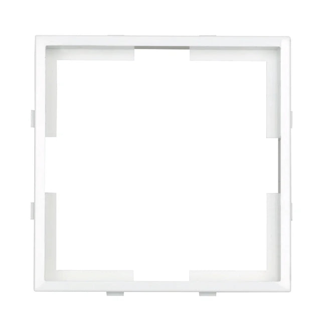 Adapterrahmen 55x55 mm zu 50x50mm, weiß, 1 VE = 5 Stück (10er-Pack)