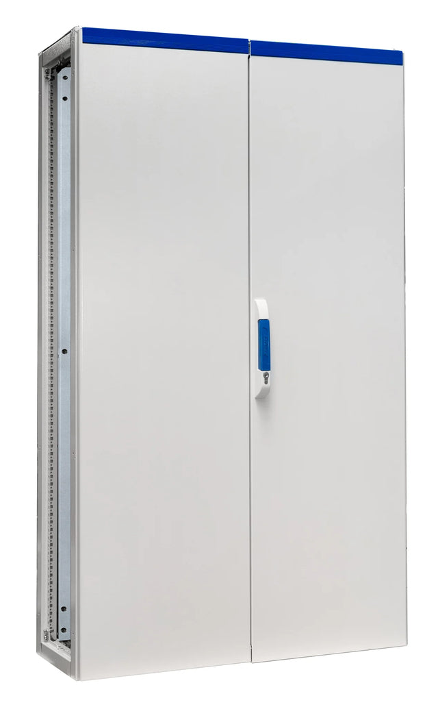 Anreihschrank 2-Tür IP54 H=1800 B=1000 T=400mm Stahlblech