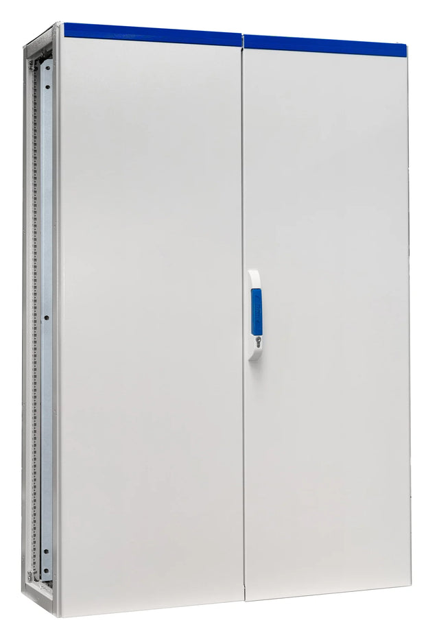 Anreihschrank 2-Tür IP54 H=1800 B=1200 T=400mm Stahlblech