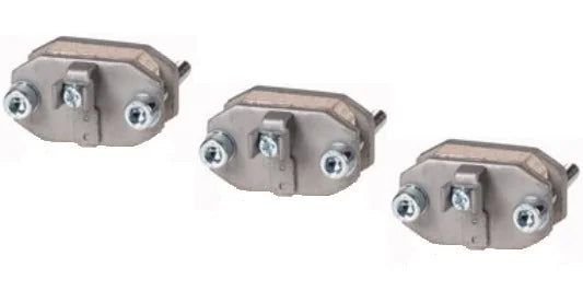 Anschlussklemme Band 2x(11x21x1mm), 3-polig
