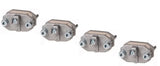 Anschlussklemme Band 2x(11x21x1mm), 4-polig