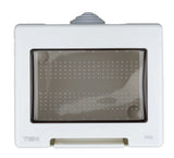 AP-Klappgehäuse, IP55, 3M, transparenter Deckel, 3M, weiß