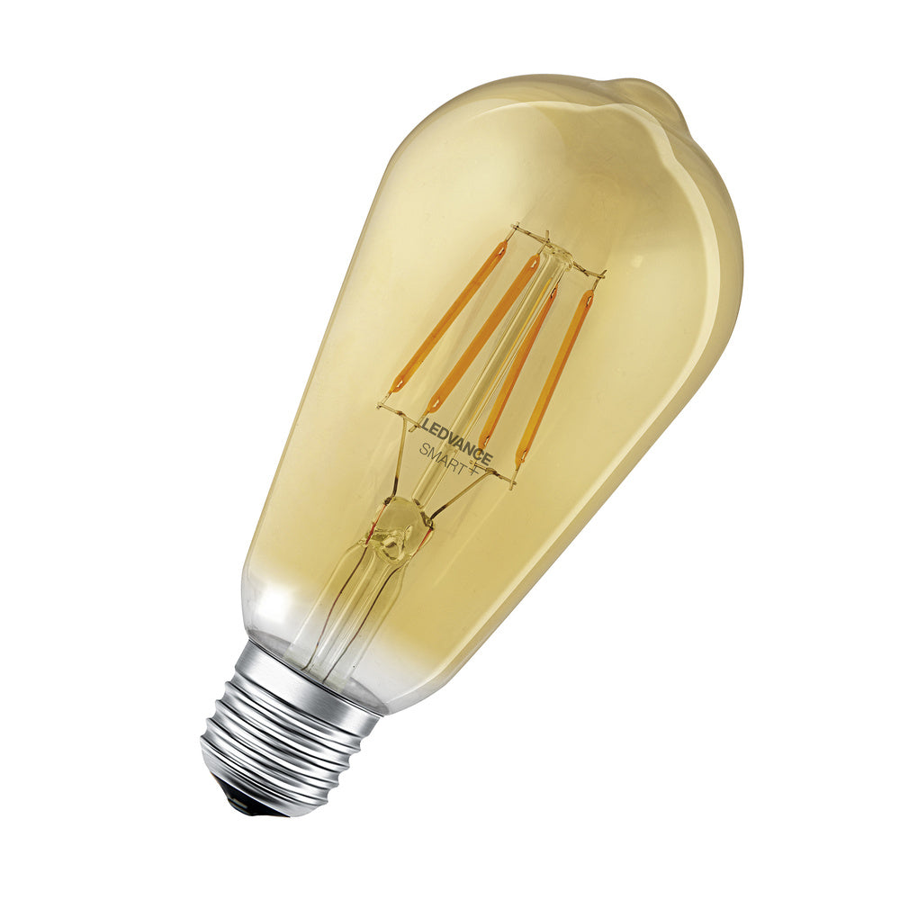 LEDVANCE LED-Röhrenlampe FM E27 ST64 6W SMART+ Filament Edison Dimmable 53 2400K