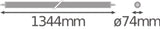 LEDVANCE LED-Feuchtraumleuchte 42W 4000K DP SPECIAL 1200 42 W 4000 K WT IP67 5500