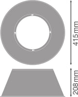LEDVANCE Reflektor 65° si sym direkt mt HB ALU REFLECTOR 93 W Alu 415x208mm