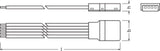 LEDVANCE Kupplung/Verbinder ger tra 26mm LS AY PFM -CP/P5/500/P