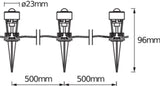 LEDVANCE LED-Wegeleuchte 0,7W IP65 110lm SMART+ Wifi Garden Dot 3P Ext RGB Kst