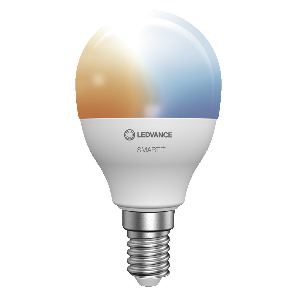 LEDVANCE LED-Kugellampe E14 P45 4,9W ws SMART ZB P40 TW 4.9W 220V FR E14 2700-65