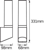 LEDVANCE LED-Wandanbauleuchte 7W 3000K ENDURA Style Lantern Flare Wall 7W 470lm
