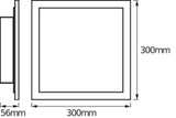 LEDVANCE LED-Panel 300x300mm 20W 1500lm SMART+ Wifi Planon Plus 300x300mm T 3000