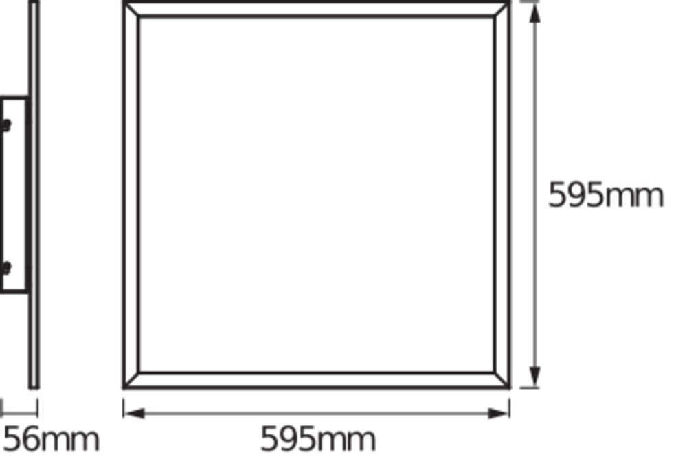 LEDVANCE LED-Panel 595x595mm 36W 3000lm SMART+ Wifi Planon Plus 600x600mm T 3000
