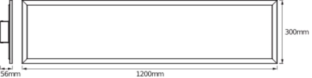 LEDVANCE LED-Panel 1200x300mm 36W 2700lm SMART+ Wifi Planon Plus 1200x300mm 3000-