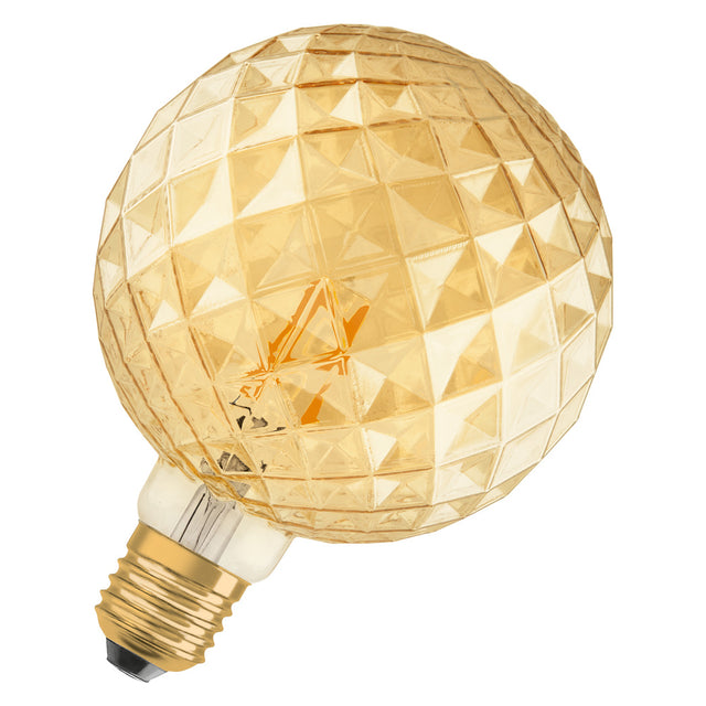 OSRAM LED-Kugellampe FM E27 4,5W 2400K E Vintage 1906 Big Globe 40 Fil Pine 470lm