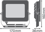 LEDVANCE LED-Anbaustrahler 50W Konv 1LED FL COMP V 50W 840 SYM 100 WT ws 4000K