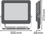 LEDVANCE LED-Anbaustrahler 135W Konv sw FL COMP V 135W 865 SYM 100 BK 1LED ws