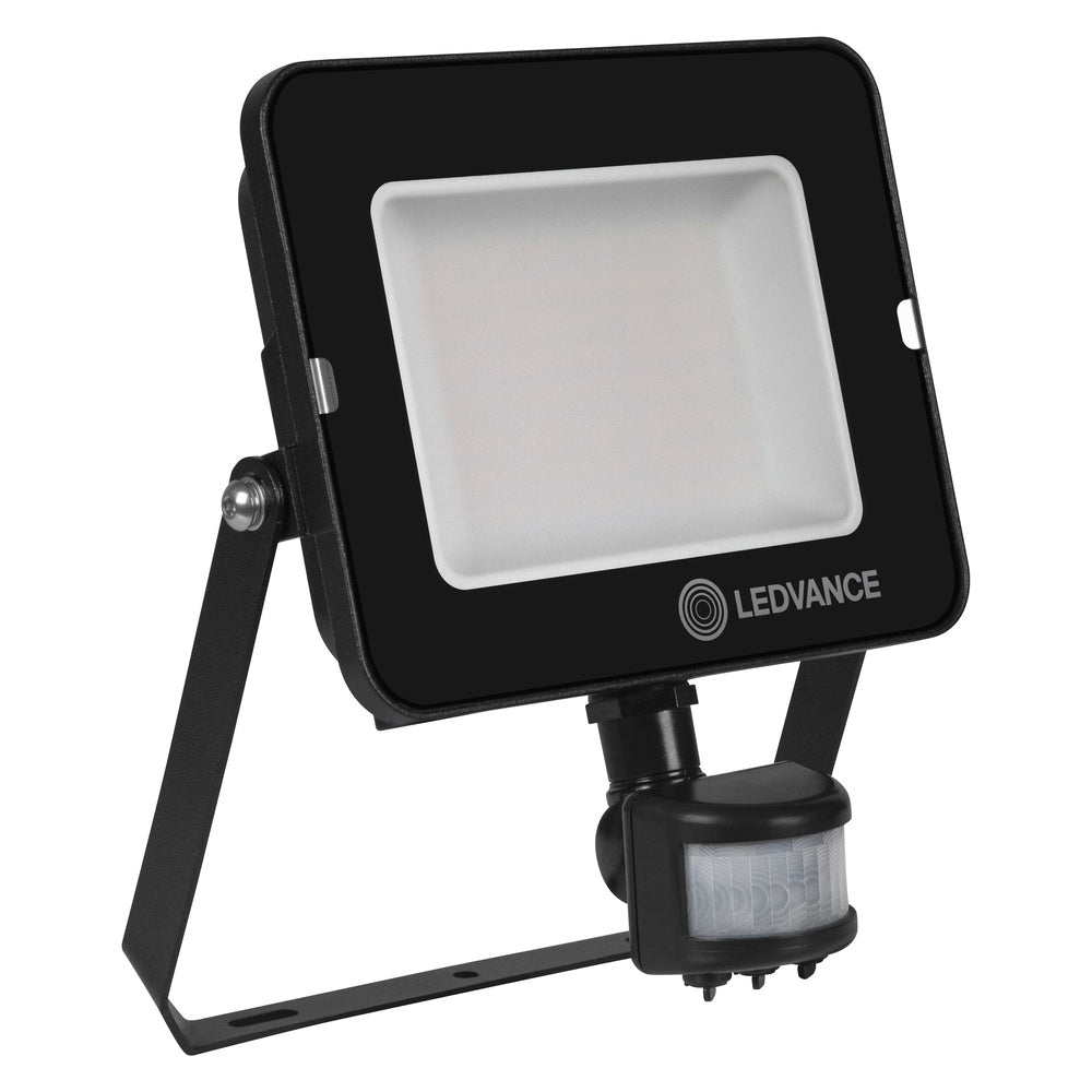 LEDVANCE LED-Anbaustrahler 50W Konv 1LED FL COMP SEN V 50W 840 SYM 100 BK sw ws