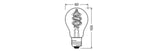 LEDVANCE LED-Lampe FM E27 A60 4,5W 2700K SMART+ Filament Classic RGBW 30 4.5 rgbw