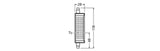 OSRAM LED-Röhrenlampe R7s 19W 6500K ws E LED Line 118 150 300° 19W 865 Clear 2452