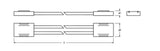 LEDVANCE Kupplung/Verbinder flex mehrf LS AY PFM -CSW-P2-50-COB 2x0,5qmm 150mm