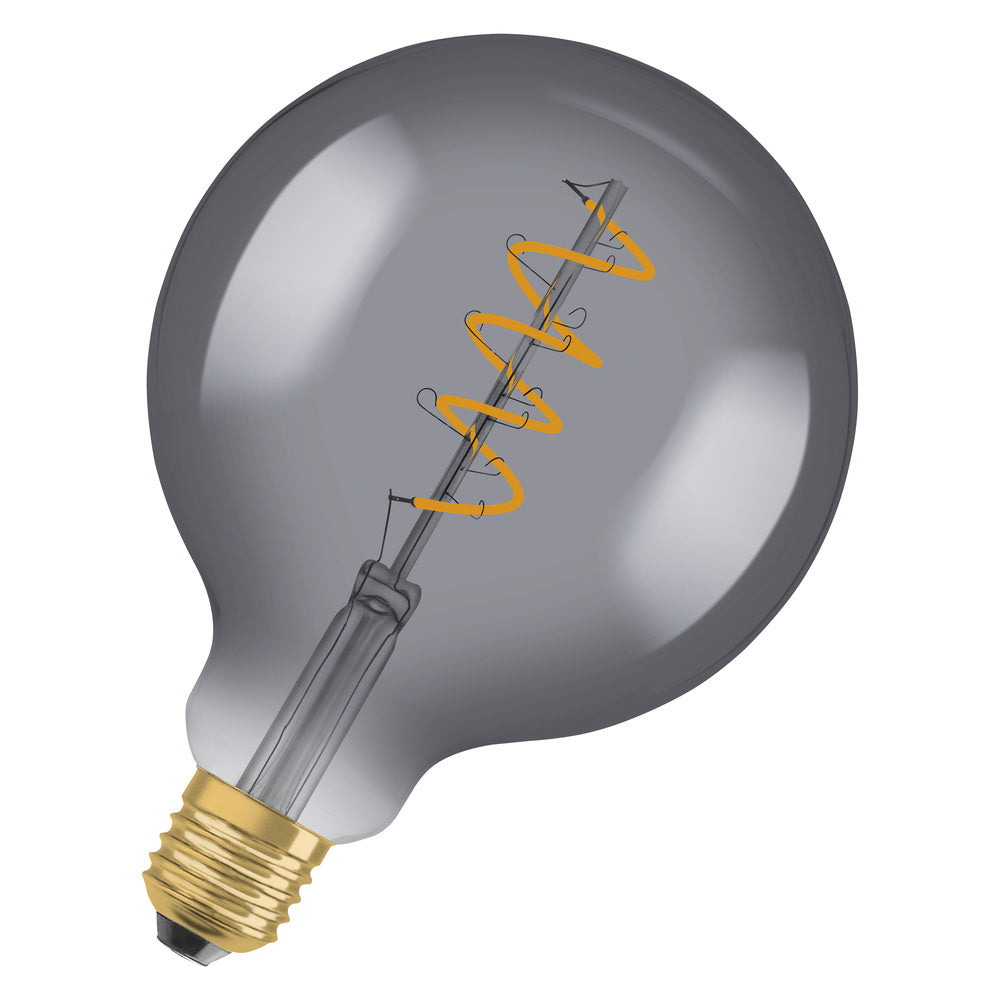 OSRAM LED-Kugellampe FM E27 5W 1800K ws Vintage 1906 Globe 15 Filament 4W 8 140l
