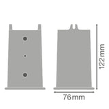LEDVANCE Reduzierstück 60mm 42mm Alu SL FLEX REDUCTION 60 TO 42MM WAL Ersatzt
