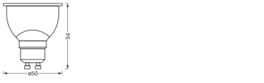 LEDVANCE LED-Reflektorlampe GU10 PAR16 G SUN@Home Spot PAR16 40 GU10 TW PAR16 ws