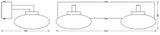 OSRAM-LEDVANCE LED-Wandanbauleuchte 12W ELYPSE SMART+ WIFI ORBIS WALL IP44 3000