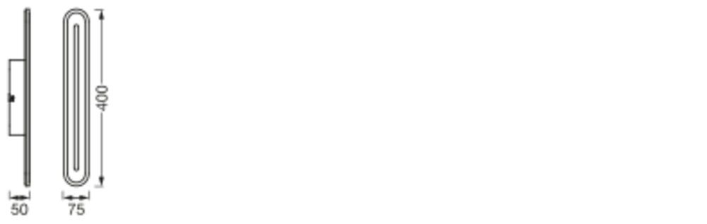 OSRAM-LEDVANCE LED-Wandanbauleuchte 17W BATH SMART+ WIFI ORBIS WALL 400MM I 300
