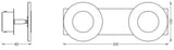 LEDVANCE LED-Deckenanbauleuchte 30W si WAVE SMART+ Wifi Orbis Wall IP44 32 300