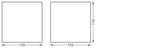 LEDVANCE LED-Wandanbauleuchte 7W 600lm WOOD SMART+ Wifi Orbis Wall 110X110 300
