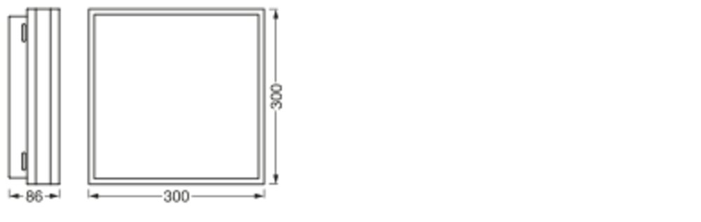 LEDVANCE LED-Deckenanbauleuchte 26W sw MAGNET SMART+ Wifi Orbis Black 300x 300