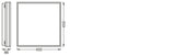LEDVANCE LED-Deckenanbauleuchte 42W ws MAGNET SMART+ Wifi Orbis White 450x 300