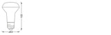 LEDVANCE LED-Reflektorlampe E27 R63 R63 SMART+ WIFI SPOT 60 R63 60 4.7W 270 6W